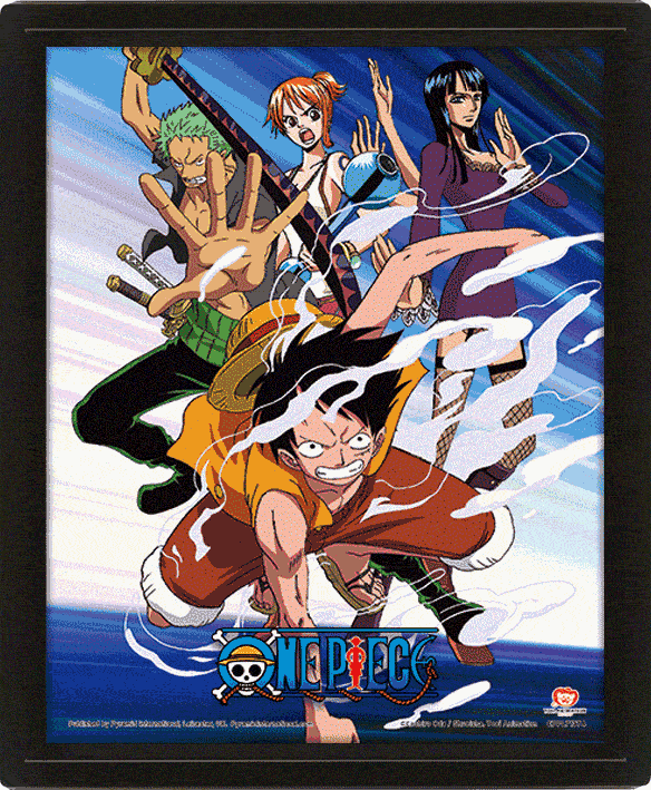 TM-05612-One-Piece-Framed-3D-Picture Official One Piece Framed Assault 3D Picture