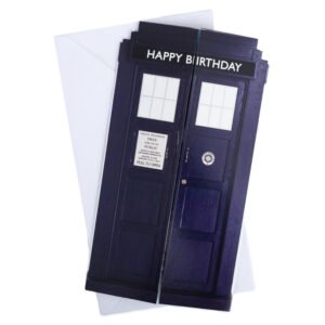 TM-05639-Doctor-Who-Tardis-Birthday-Card Official Doctor Who Tardis Birthday Card