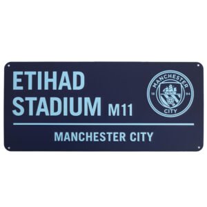 TM-05747-Manchester-City-FC-Two-Tone-Street-Sign Official Manchester City FC Two Tone Street Sign
