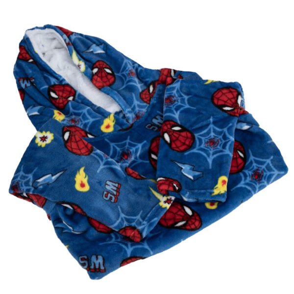 TM-05771-Spider-Man-Kids-Poncho-Blanket-1 Official Spider-Man Kids Poncho Blanket