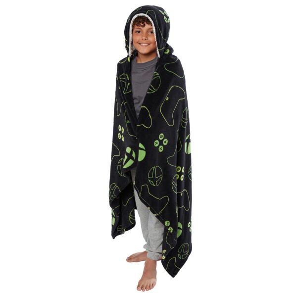 TM-05773-Xbox-Youths-Hooded-Blanket Official Xbox Youths Hooded Blanket