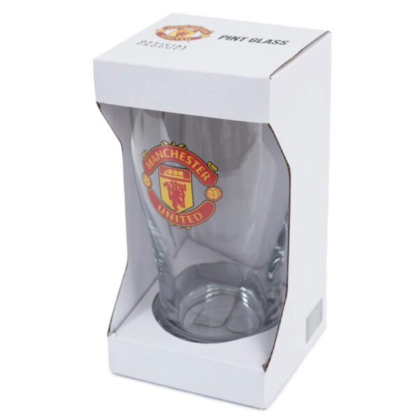 TM-05814-Manchester-United-FC-Tulip-Pint-Glass-2 Official Manchester United FC Tulip Pint Glass