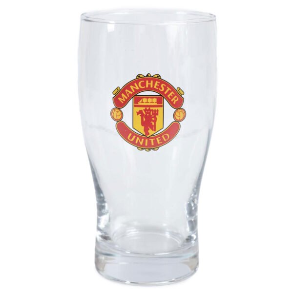 TM-05814-Manchester-United-FC-Tulip-Pint-Glass Official Manchester United FC Tulip Pint Glass