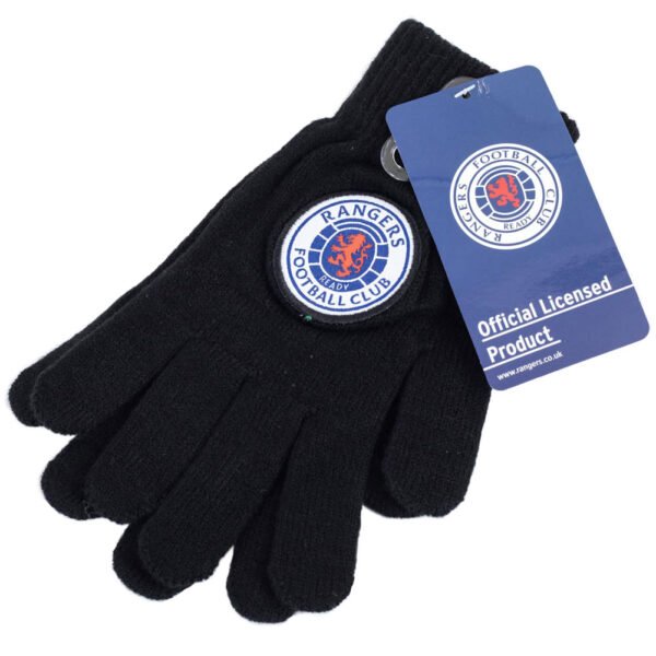 TM-05825-Rangers-FC-Knitted-Gloves-Junior-2 Official Rangers FC Knitted Gloves Junior