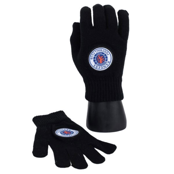 TM-05825-Rangers-FC-Knitted-Gloves-Junior Official Rangers FC Knitted Gloves Junior