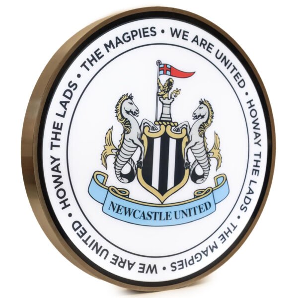 Official Newcastle United FC 12 Inch LED Wall Light