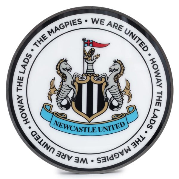 Official Newcastle United FC 12 Inch LED Wall Light