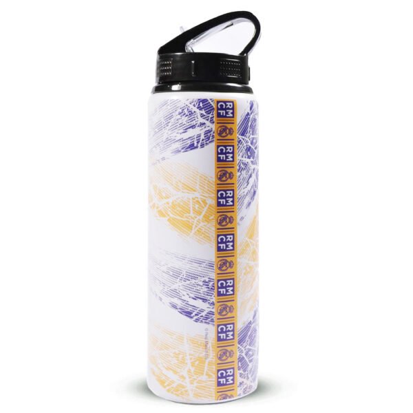 Official Real Madrid CF HD Printed Aluminium Drinks Bottle
