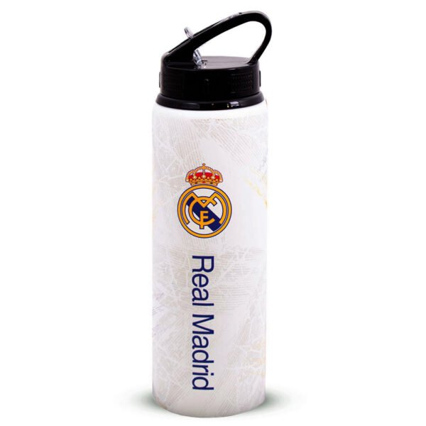 Official Real Madrid CF HD Printed Aluminium Drinks Bottle
