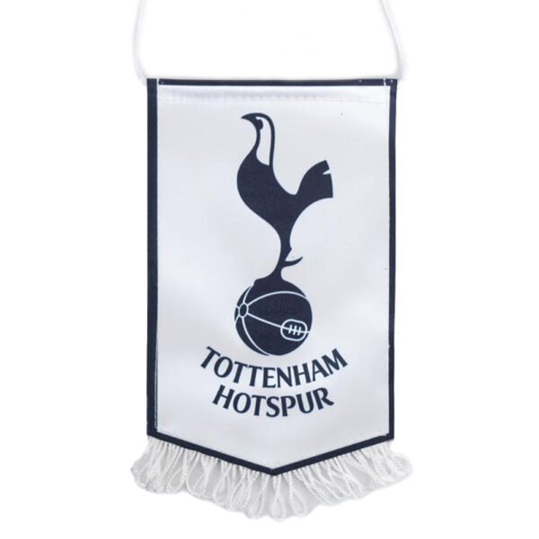 TM-05887-Tottenham-Hotspur-FC-White-Mini-Pennant Official Tottenham Hotspur FC White Mini Pennant