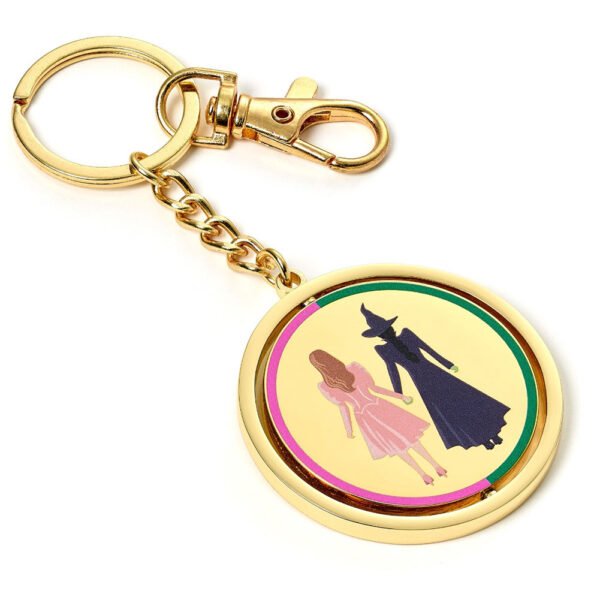 TM-05903-Wicked-I-Love-Emerald-City-Spinner-Keyring-1 Official Wicked I Love Emerald City Spinner Keyring
