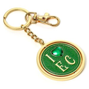 TM-05903-Wicked-I-Love-Emerald-City-Spinner-Keyring Official Wicked I Love Emerald City Spinner Keyring