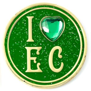 Official Wicked I Love Emerald City Pin Badge