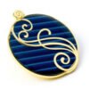 TM-05907-Wicked-Blue-Shiz-University-Badge-1 Official Wicked Blue Shiz University Pin Badge