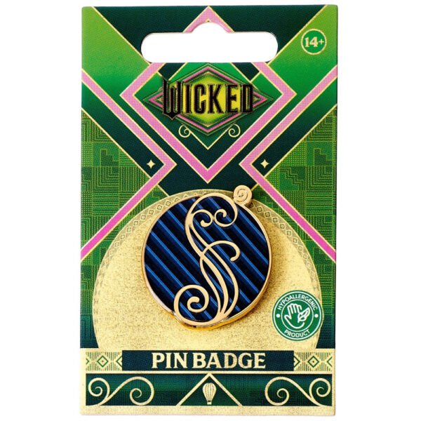 TM-05907-Wicked-Blue-Shiz-University-Badge-2 Official Wicked Blue Shiz University Pin Badge