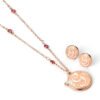 TM-05915-Wicked-Rose-Gold-Plated-Glinda-Necklace-Earrings Official Wicked Rose Gold Plated Glinda Necklace & Earrings