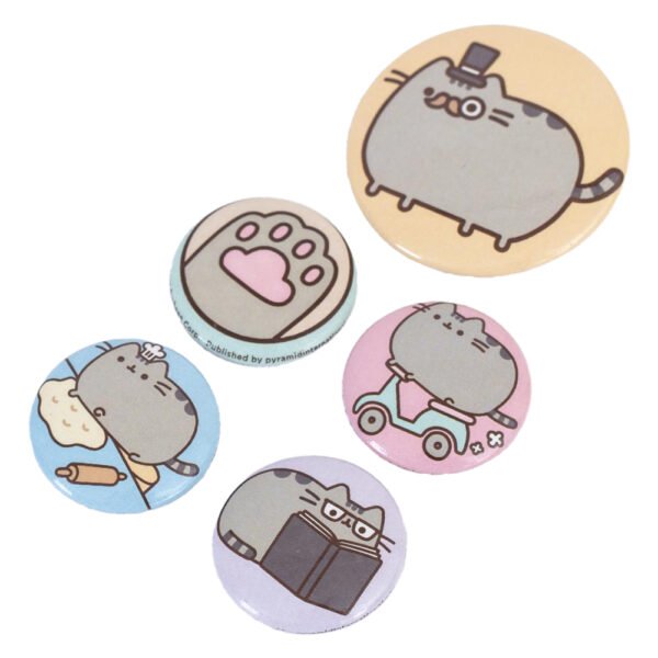 TM-05938-Pusheen-Fancy-Button-Badge-Set-1 Official Pusheen Fancy Button Badge Set