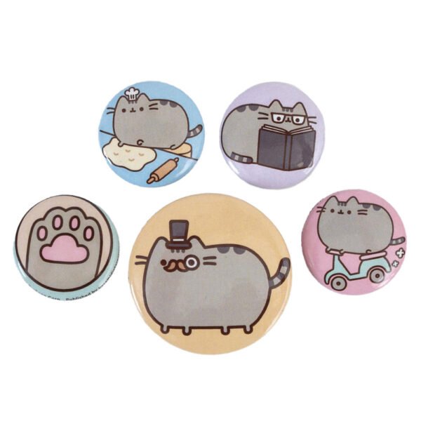 TM-05938-Pusheen-Fancy-Button-Badge-Set Official Pusheen Fancy Button Badge Set