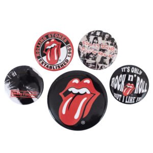 TM-05939-The-Rolling-Stones-Classic-Button-Badge-Set Official The Rolling Stones Classic Button Badge Set