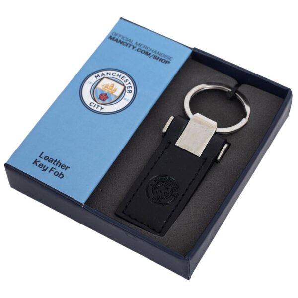 TM-05994-Manchester-City-FC-Leather-key-Fob-2 Official Manchester City FC Leather key Fob