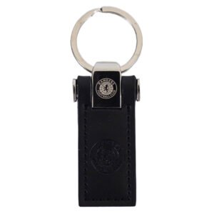 TM-05995-Rangers-FC-Leather-Key-Fob Official Rangers FC Leather Key Fob