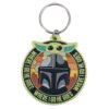 Official Star Wars: The Mandalorian Grogu & Mando PVC Keyring