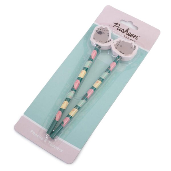Official Pusheen 2pk Pencil & Topper Set