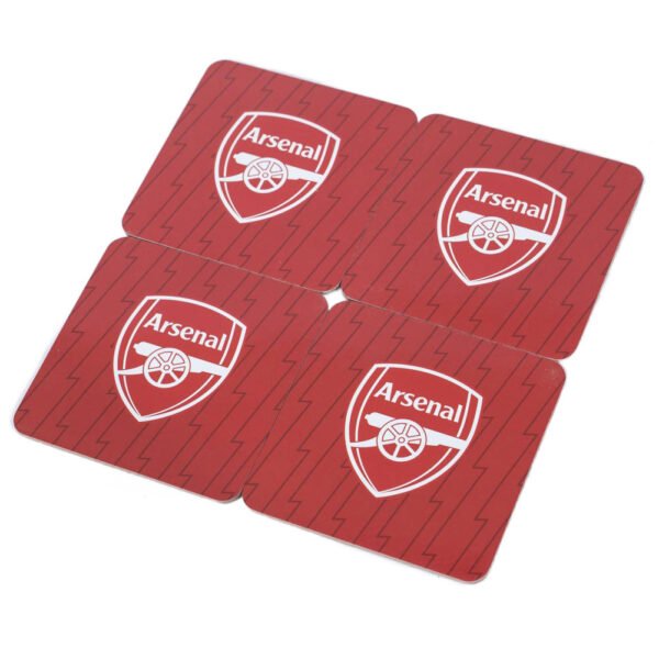 TM-06027-Arsenal-FC-4pk-Cork-Coaster-1 Official Arsenal FC 4pk Cork Coaster