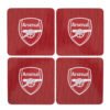 TM-06027-Arsenal-FC-4pk-Cork-Coaster-2 Official Arsenal FC 4pk Cork Coaster