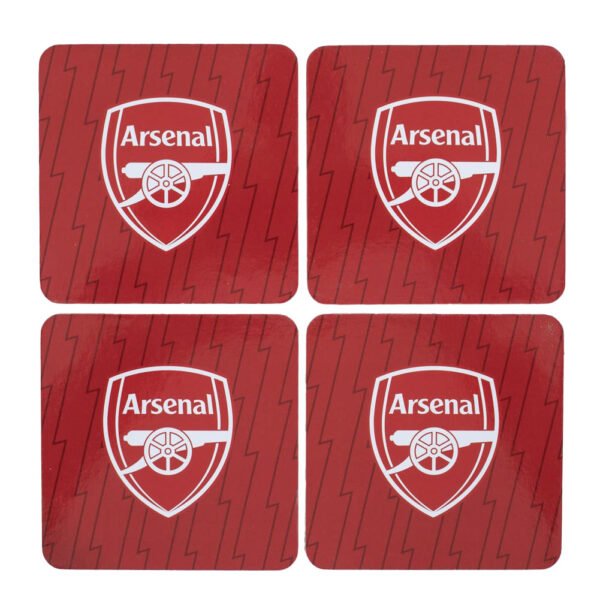 TM-06027-Arsenal-FC-4pk-Cork-Coaster-2 Official Arsenal FC 4pk Cork Coaster
