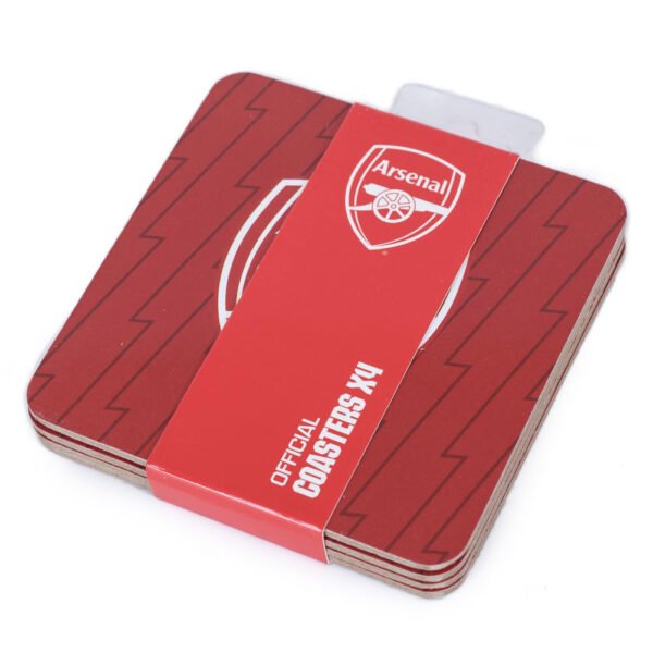 TM-06027-Arsenal-FC-4pk-Cork-Coaster-3 Official Arsenal FC 4pk Cork Coaster