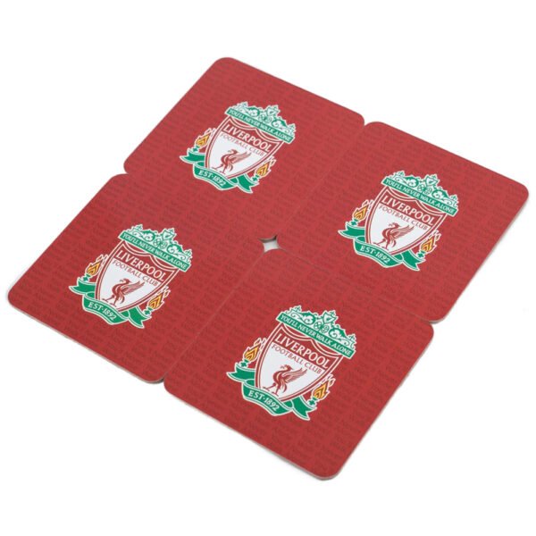 TM-06028-Liverpool-FC-4pk-Cork-Coaster-1 Official Liverpool FC 4pk Cork Coaster