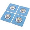 Official Manchester City FC 4pk Cork Coaster
