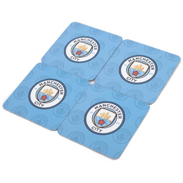 Official Manchester City FC 4pk Cork Coaster