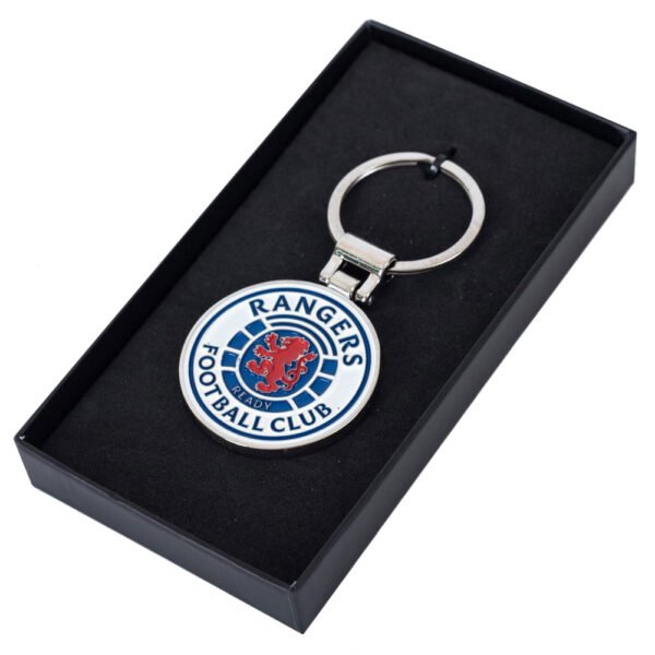 Official Rangers FC Boxed Crest Keyring
