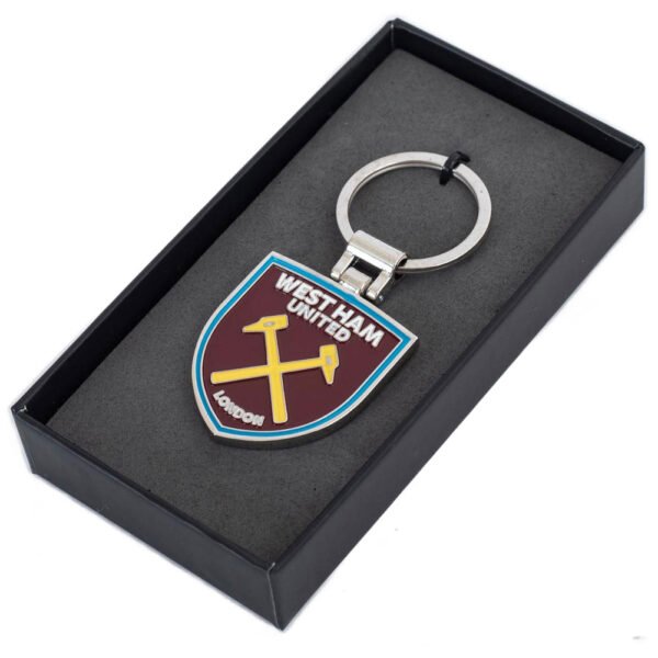 TM-06056-West-Ham-United-FC-Executive-Crest-Keyring-2 Official West Ham United FC Boxed Crest Keyring