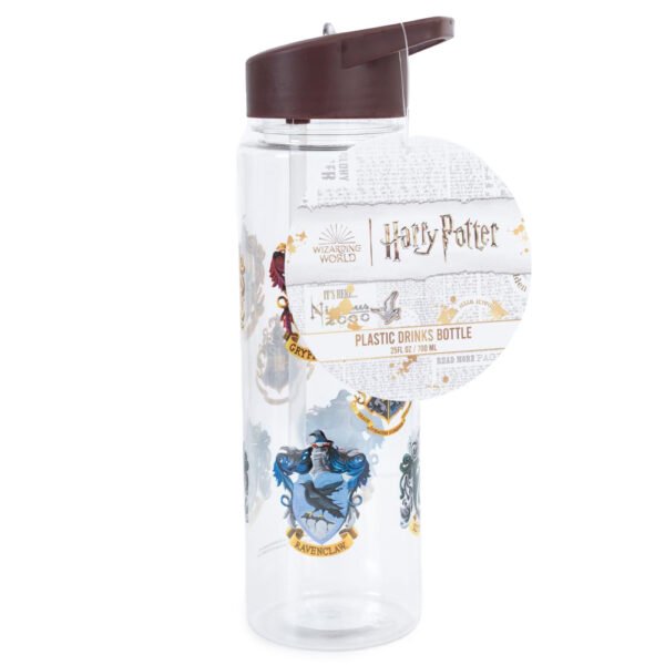 TM-06062-Harry-Potter-House-Crests-Plastic-Drinks-Bottle-2 Official Harry Potter House Crests Plastic Drinks Bottle
