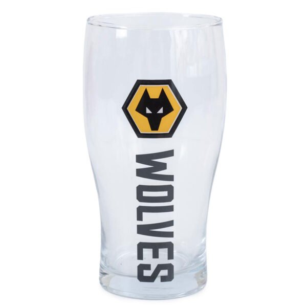 Official Wolverhampton Wanderers FC Tulip Pint Glass