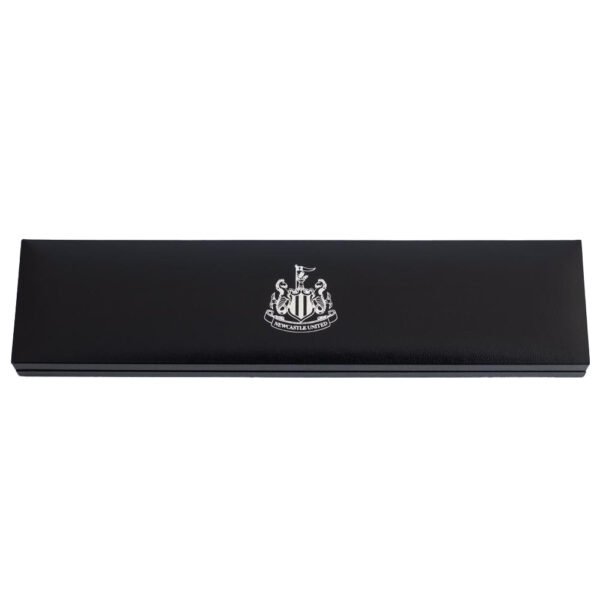 TM-06080-Newcastle-United-FC-Black-IP-Leather-Bracelet4 Official Newcastle United FC Black IP Leather Bracelet