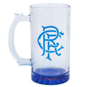 Official Rangers FC Stein Glass Tankard