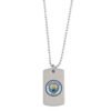Official Manchester City FC Colour Crest Dog Tag & Chain
