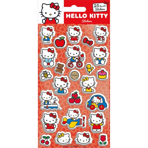 Official Hello Kitty Puffy Sticker Set