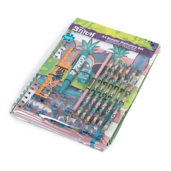 Official Lilo & Stitch Aloha Hawaii A4 Bumper Stationery Set