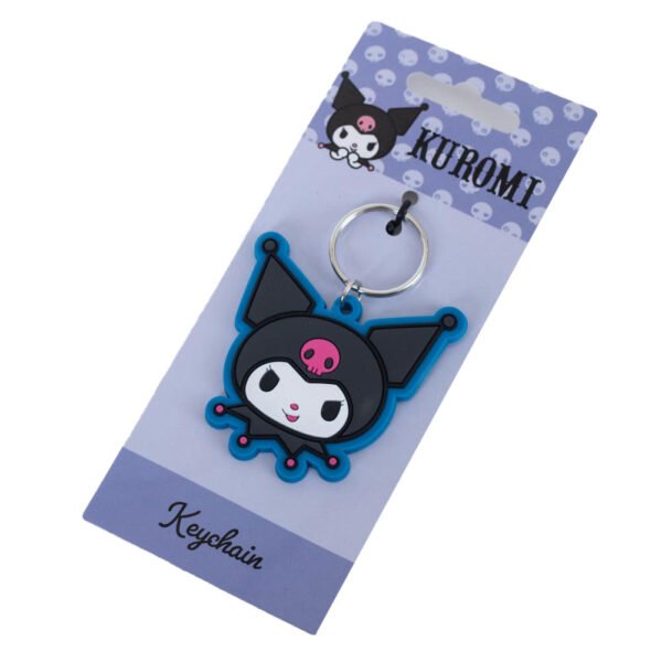 TM-06207-Kuromi-Smile-PVC-Keyring-2 Official Kuromi Smile PVC Keyring