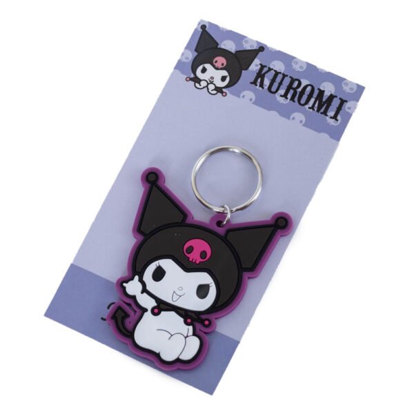 TM-06208-Kuromi-Rocking-PVC-Keyring-2 Official Kuromi Rocking PVC Keyring