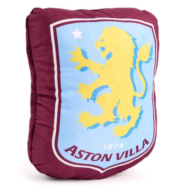 TM-06288-Aston-Villa-FC-Crest-Cushion Official Aston Villa FC Crest Cushion