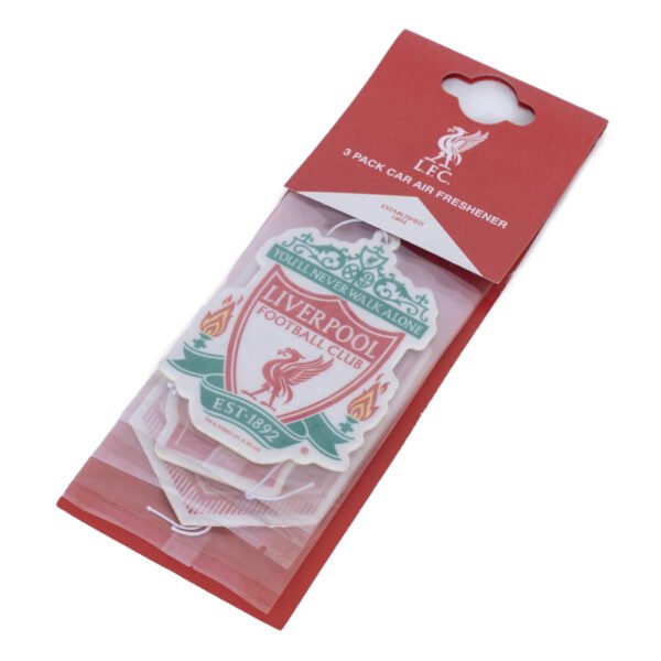 TM-06304-Liverpool-FC-3pk-Air-Freshener-2 Official Liverpool FC Crest 3pk Air Freshener