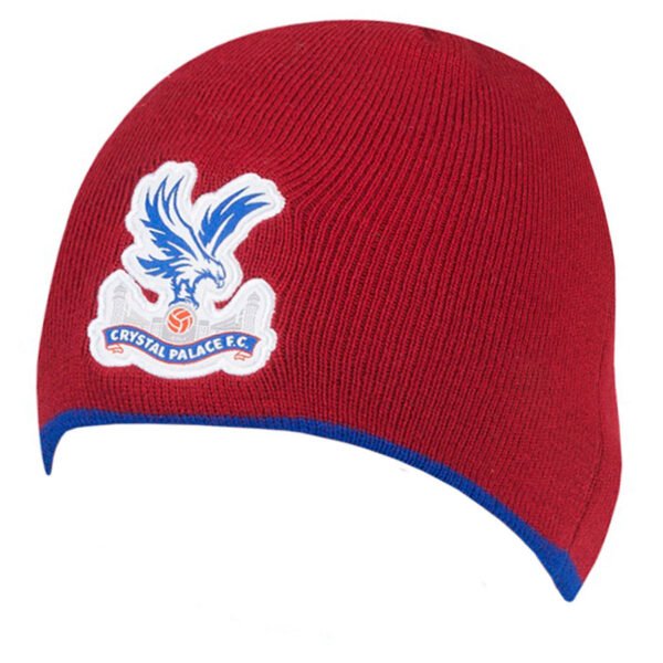 TM-06320-Crystal-Palace-FC-Red-Beanie Official Crystal Palace FC Red Beanie