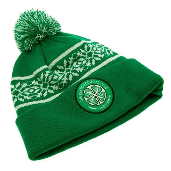 TM-06321-Celtic-FC-Snowflake-Ski-Hat-1 Official Celtic FC Snowflake Ski Hat