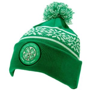 Official Celtic FC Snowflake Ski Hat
